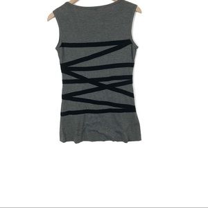 Forever 21 black ribbon sleeveless top size L